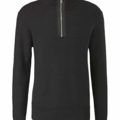 S.Oliver Red Label Troyer, Struktur-Details, Für Herren Schwarz