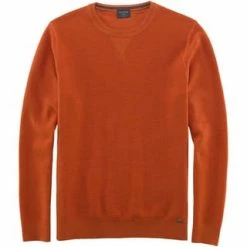 OLYMP Pullover, Baumwolle, Für Herren 34 ROST