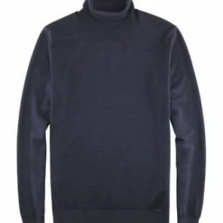 OLYMP Pullover, Rollkragen, Uni, Für Herren 18 MARINE