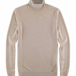 OLYMP Pullover, Rollkragen, Für Herren 20 HELLBEIGE