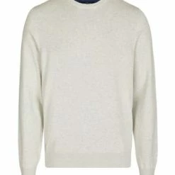 DANIEL HECHTER Rundhalspullover White Smoke