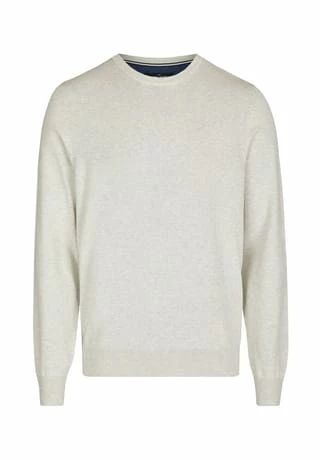 DANIEL HECHTER Rundhalspullover White Smoke 3 DANIEL HECHTER Rundhalspullover White Smoke