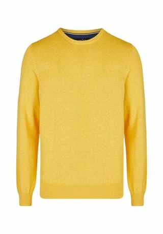 DANIEL HECHTER Rundhalspullover Yellow 3 DANIEL HECHTER Rundhalspullover Yellow