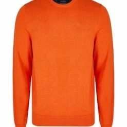 DANIEL HECHTER Rundhalspullover Orange