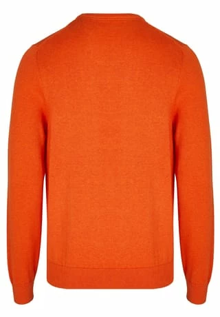 DANIEL HECHTER Rundhalspullover Orange 5 DANIEL HECHTER Rundhalspullover Orange – Bild 3