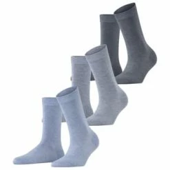 ESPRIT Socken, 3er-Pack, Rippbund, Für Damen 0010 SORTIMENT