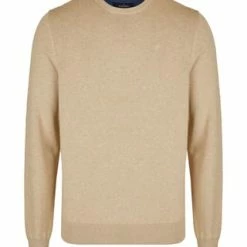 DANIEL HECHTER Rundhalspullover Creme