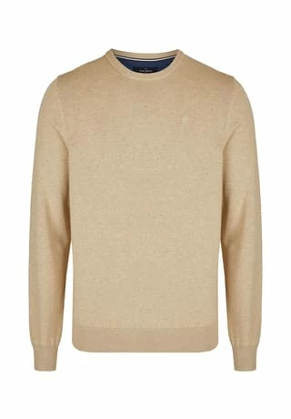 DANIEL HECHTER Rundhalspullover Creme 3 DANIEL HECHTER Rundhalspullover Creme