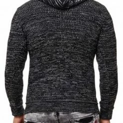 RUSTY NEAL Kapuzenpullover Mit Stylischem Ausschnitt Schwarz/ Grau -Galeria Geschäft unnamed file 1950