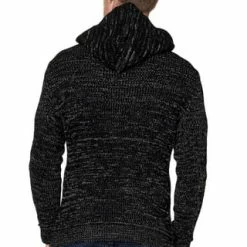 RUSTY NEAL Kapuzenpullover Mit Stylischem Ausschnitt Schwarz/ Grau -Galeria Geschäft unnamed file 1951