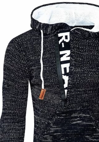 RUSTY NEAL Kapuzenpullover Mit Stylischem Ausschnitt Navy/ Ecru 7 RUSTY NEAL Kapuzenpullover Mit Stylischem Ausschnitt Navy/ Ecru – Bild 5