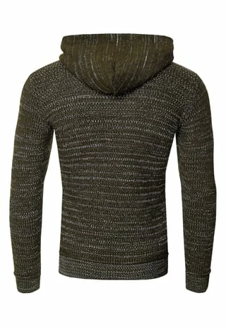 RUSTY NEAL Kapuzenpullover Mit Stylischem Ausschnitt Khaki/ Ecru 8 RUSTY NEAL Kapuzenpullover Mit Stylischem Ausschnitt Khaki/ Ecru – Bild 6