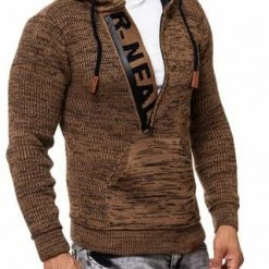 RUSTY NEAL Kapuzenpullover Mit Stylischem Ausschnitt Camel/ Navy 18 RUSTY NEAL Kapuzenpullover Mit Stylischem Ausschnitt Camel/ Navy -Galeria Geschäft unnamed file 1990