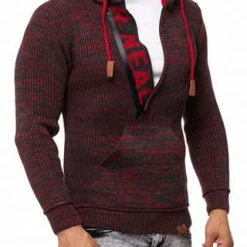 RUSTY NEAL Kapuzenpullover Mit Stylischem Ausschnitt Anthrazit/ Rot 18 RUSTY NEAL Kapuzenpullover Mit Stylischem Ausschnitt Anthrazit/ Rot -Galeria Geschäft unnamed file 1999