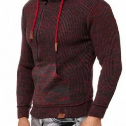 RUSTY NEAL Kapuzenpullover Mit Stylischem Ausschnitt Anthrazit/ Rot 19 RUSTY NEAL Kapuzenpullover Mit Stylischem Ausschnitt Anthrazit/ Rot -Galeria Geschäft unnamed file 2000