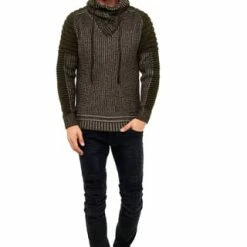 RUSTY NEAL Strickpullover Mit Hochabschließendem Kragen Khaki 13 RUSTY NEAL Strickpullover Mit Hochabschließendem Kragen Khaki -Galeria Geschäft unnamed file 2015