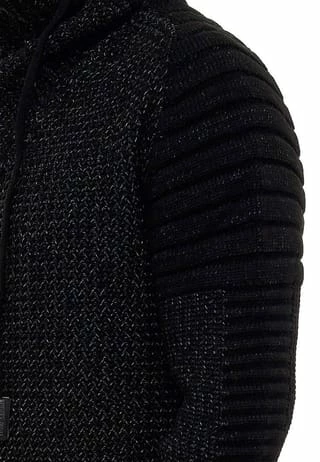 RUSTY NEAL Strickpullover Mit Hochabschließendem Kragen Schwarz 6 RUSTY NEAL Strickpullover Mit Hochabschließendem Kragen Schwarz – Bild 4