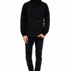 RUSTY NEAL Strickpullover Mit Hochabschließendem Kragen Schwarz 13 RUSTY NEAL Strickpullover Mit Hochabschließendem Kragen Schwarz -Galeria Geschäft unnamed file 2027