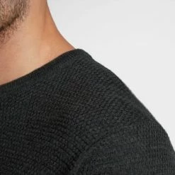 ETERNA Unifarbener Herren-Strickpullover Khaki -Galeria Geschäft unnamed file 2043