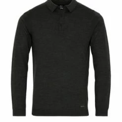 ETERNA Unifarbener Herren-Strickpullover Khaki