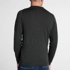 ETERNA Unifarbener Herren-Strickpullover Khaki -Galeria Geschäft unnamed file 2048