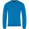 ETERNA Unifarbener Herren-Strickpullover Blau -Galeria Geschäft unnamed file 2052