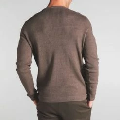 ETERNA Unifarbener Herren-Strickpullover Beige 10 ETERNA Unifarbener Herren-Strickpullover Beige -Galeria Geschäft unnamed file 2060