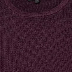 ETERNA Unifarbener Herren-Strickpullover Weinrot -Galeria Geschäft unnamed file 2069