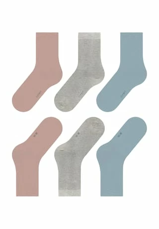 ESPRIT Socken, 3er-Pack, Rippbund, Für Damen 0030 SORTIMENT 7 ESPRIT Socken, 3er-Pack, Rippbund, Für Damen 0030 SORTIMENT – Bild 5