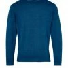 ETERNA Unifarbener Herren-Strickpullover Mit Rundhals Türkis -Galeria Geschäft unnamed file 2070