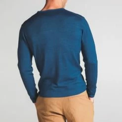 ETERNA Unifarbener Herren-Strickpullover Mit Rundhals Türkis 10 ETERNA Unifarbener Herren-Strickpullover Mit Rundhals Türkis -Galeria Geschäft unnamed file 2072