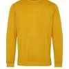 ETERNA Unifarbener Herren-Strickpullover Mit Rundhals Senfgelb -Galeria Geschäft unnamed file 2076