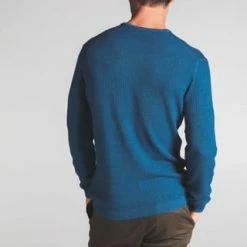 ETERNA Unifarbener Herren-Strickpullover Türkis -Galeria Geschäft unnamed file 2096