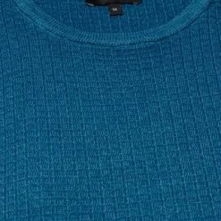 ETERNA Unifarbener Herren-Strickpullover Türkis -Galeria Geschäft unnamed file 2099
