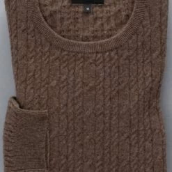ETERNA Unifarbener Herren-Strickpullover Camel -Galeria Geschäft unnamed file 2104