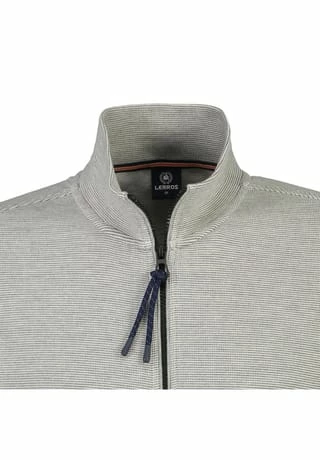 LERROS Strickjacke, Reißverschluss, Für Herren 101 WEISS 5 LERROS Strickjacke, Reißverschluss, Für Herren 101 WEISS – Bild 3