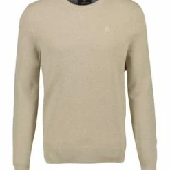 LERROS Pullover, Rundhals, Stickerei, Für Herren 125 TENDER BEIGE