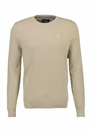 LERROS Pullover, Rundhals, Stickerei, Für Herren 125 TENDER BEIGE 3 LERROS Pullover, Rundhals, Stickerei, Für Herren 125 TENDER BEIGE