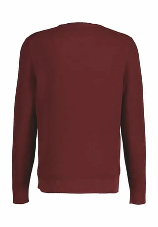 LERROS Pullover, Rundhals, Stickerei, Für Herren 371 MERLOT 7 LERROS Pullover, Rundhals, Stickerei, Für Herren 371 MERLOT – Bild 5