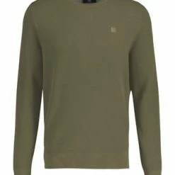 LERROS Pullover, Rundhals, Stickerei, Für Herren 649 GENTLE OLIVE