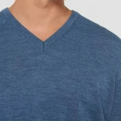 MAERZ MUENCHEN Pullover, Strick, V-Ausschnitt, Ripp-Details, Uni, Für Herren 382 DENIM 11 MAERZ MUENCHEN Pullover, Strick, V-Ausschnitt, Ripp-Details, Uni, Für Herren 382 DENIM -Galeria Geschäft unnamed file 2158