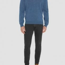 MAERZ MUENCHEN Pullover, Strick, V-Ausschnitt, Ripp-Details, Uni, Für Herren 382 DENIM 13 MAERZ MUENCHEN Pullover, Strick, V-Ausschnitt, Ripp-Details, Uni, Für Herren 382 DENIM -Galeria Geschäft unnamed file 2160