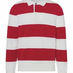 MAERZ MUENCHEN Pullover, Polokragen, Streifen, Für Herren 502 OFF WHITE