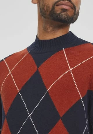 MAERZ MUENCHEN Pullover, Stehkragen, Für Herren 399 NAVY 5 MAERZ MUENCHEN Pullover, Stehkragen, Für Herren 399 NAVY – Bild 3