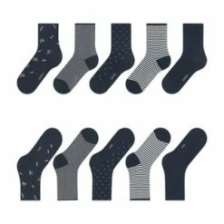 ESPRIT Socken, Mustermix, 5er Pack, Für Damen 6120 MARINE -Galeria Geschäft unnamed file 217