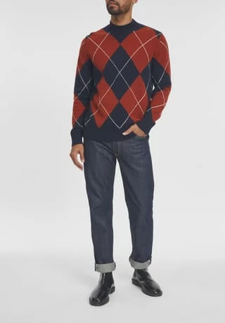 MAERZ MUENCHEN Pullover, Stehkragen, Für Herren 399 NAVY 6 MAERZ MUENCHEN Pullover, Stehkragen, Für Herren 399 NAVY – Bild 4