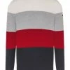 MAERZ MUENCHEN Pullover, Rundhals, Streifen, Für Herren 399 NAVY
