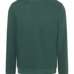 MAERZ MUENCHEN Pullover, Baumwolle, Rundhals, Für Herren 234 BOTTLE GREEN