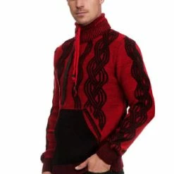 RUSTY NEAL Pullover In Coolem Design Schwarz/ Rot 10 RUSTY NEAL Pullover In Coolem Design Schwarz/ Rot -Galeria Geschäft unnamed file 2211