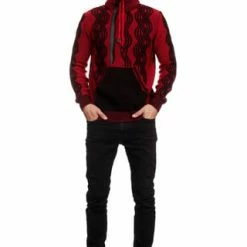 RUSTY NEAL Pullover In Coolem Design Schwarz/ Rot 13 RUSTY NEAL Pullover In Coolem Design Schwarz/ Rot -Galeria Geschäft unnamed file 2214